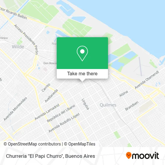 Churreria "El Papi Churro" map