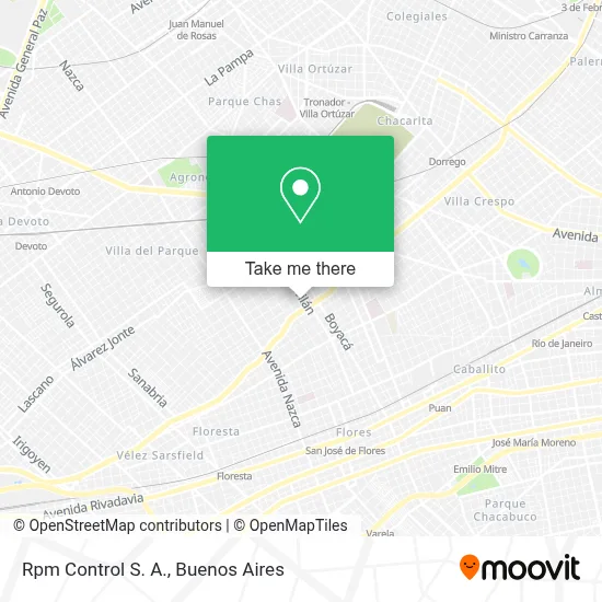 Rpm Control S. A. map