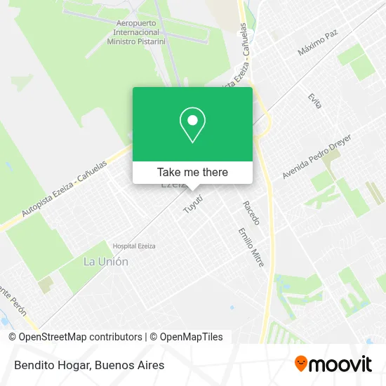 Bendito Hogar map