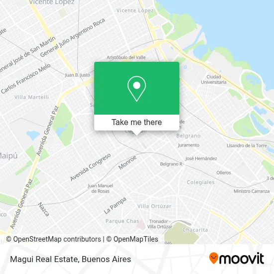 Magui Real Estate map