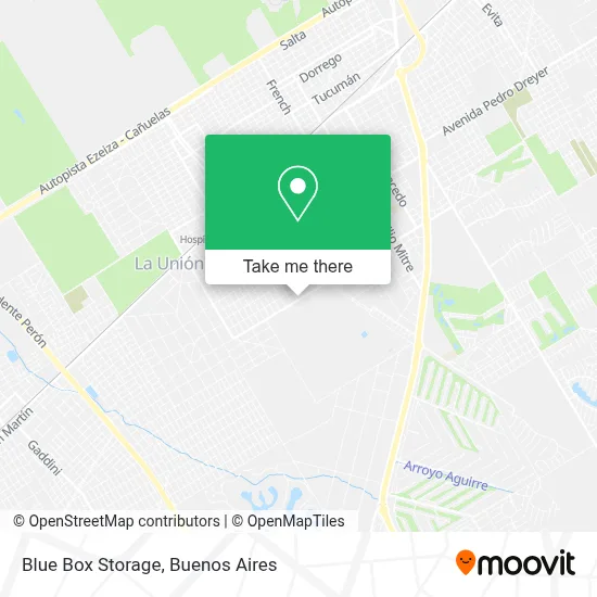 Blue Box Storage map