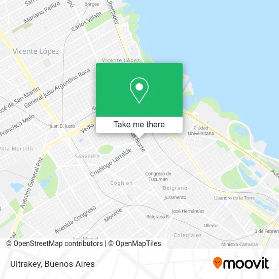Ultrakey map