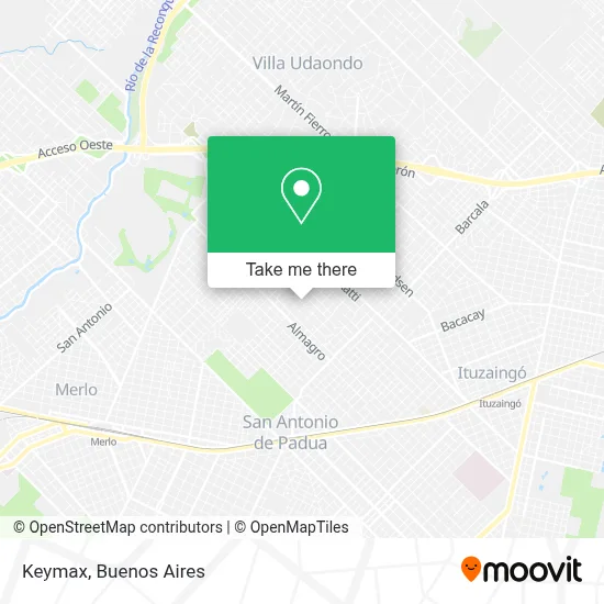 Keymax map