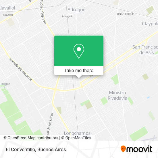 El Conventillo map