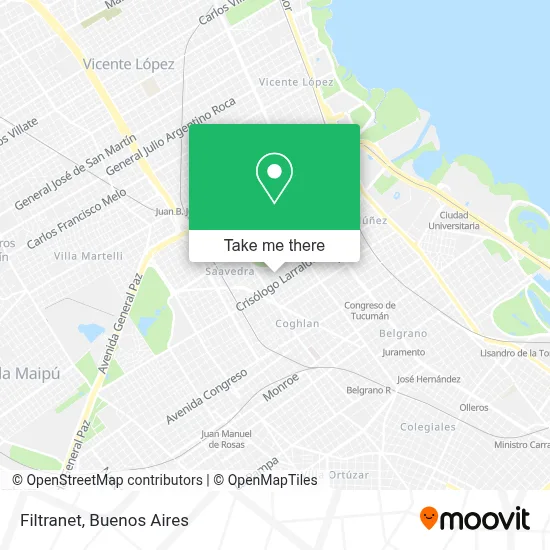 Filtranet map