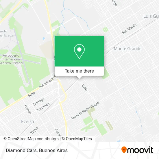 Diamond Cars map