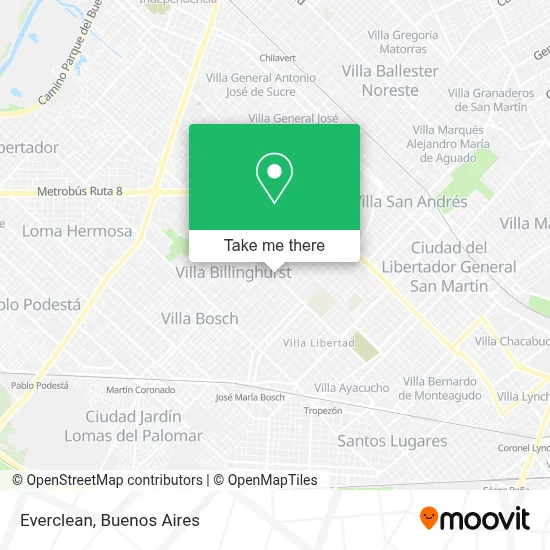 Everclean map