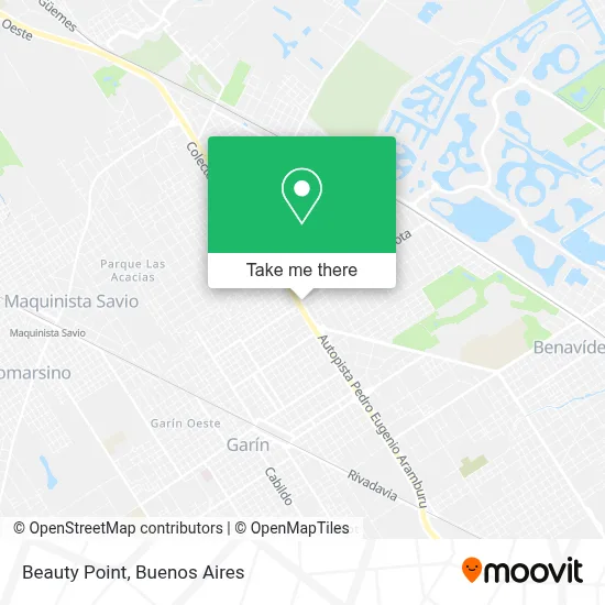 Beauty Point map