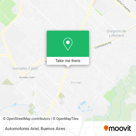 Automotores Ariel map