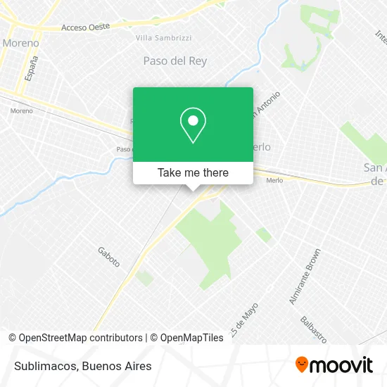 Sublimacos map