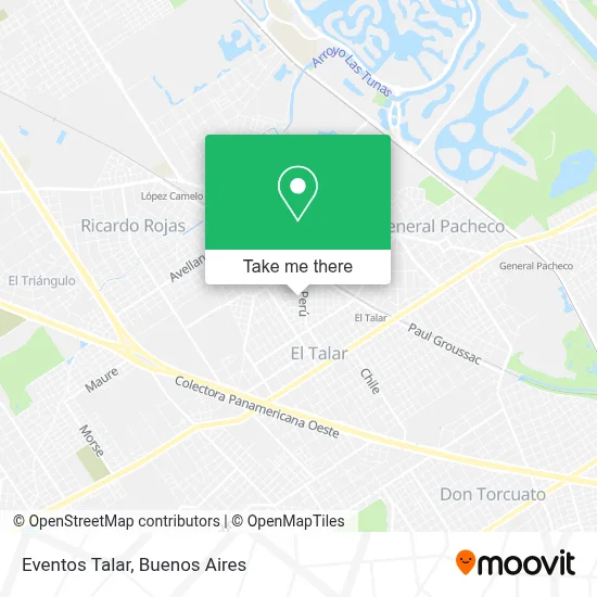 Eventos Talar map