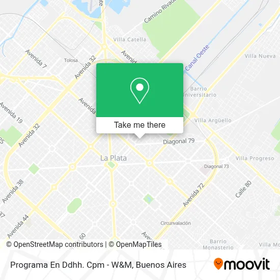 Programa En Ddhh. Cpm - W&M map
