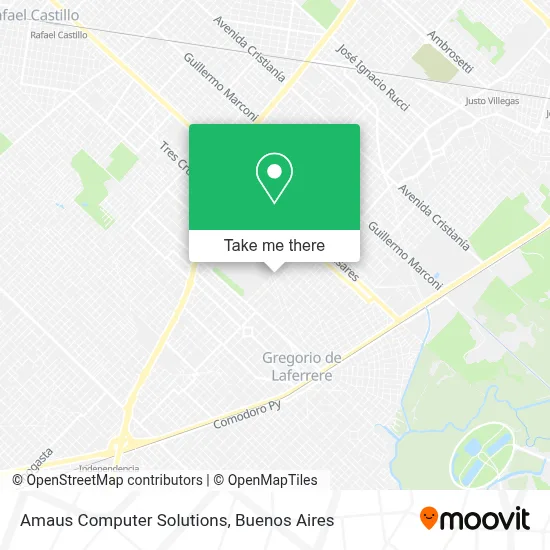 Amaus Computer Solutions map