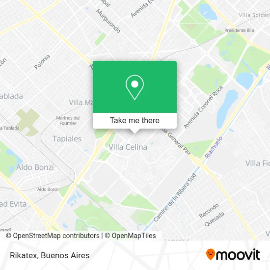 Rikatex map