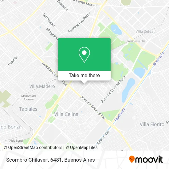 Scombro  Chilavert 6481 map