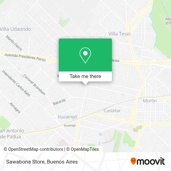 Sawabona Store map