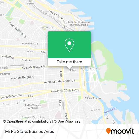 Mi Pc Store map