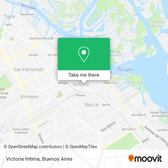 Victoria Intima map