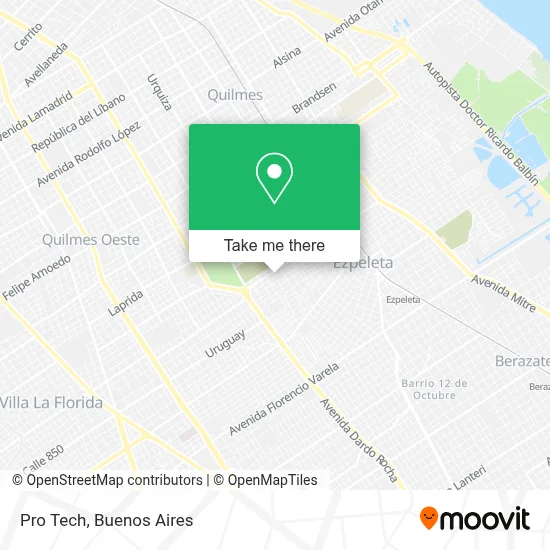 Pro Tech map