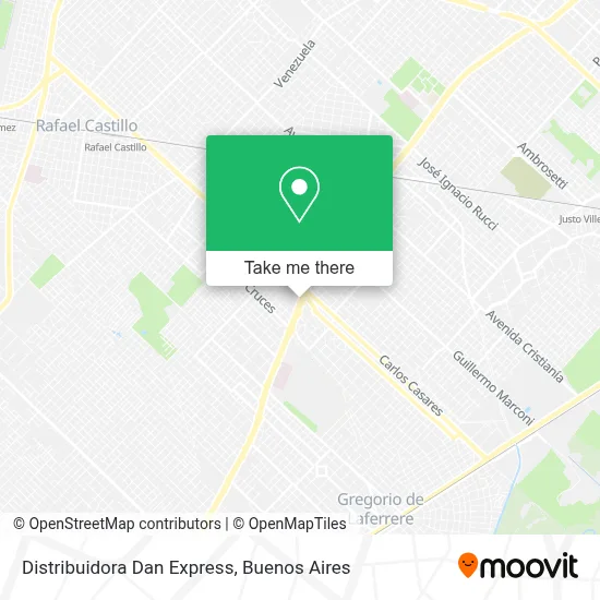 Distribuidora Dan Express map