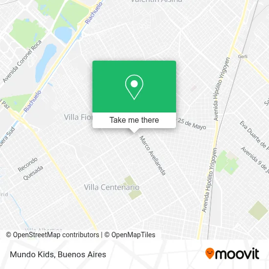 Mundo Kids map