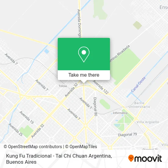 Kung Fu Tradicional - Tai Chi Chuan Argentina map