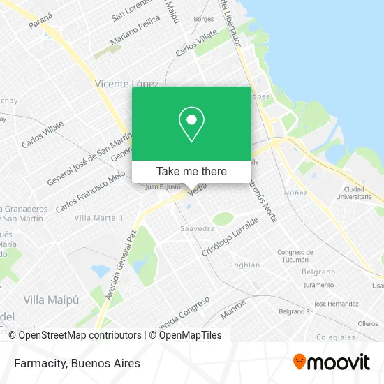 Farmacity map