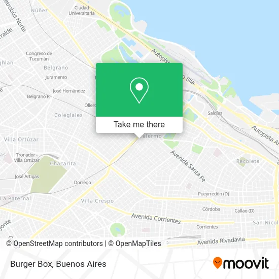 Burger Box map