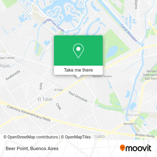 Beer Point map