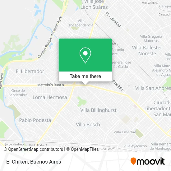 El Chiken map