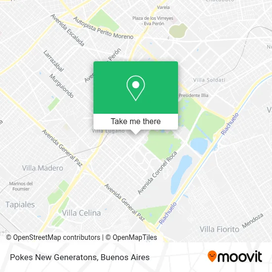 Pokes New Generatons map