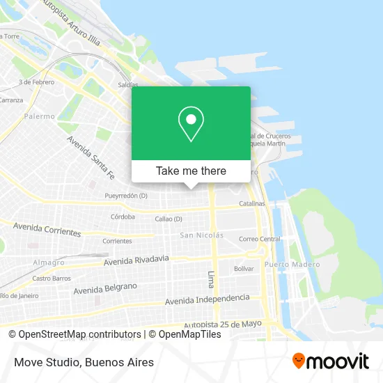 Move Studio map
