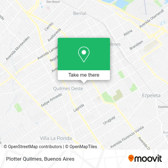 Plotter Quilmes map