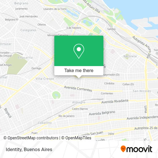 Identity map
