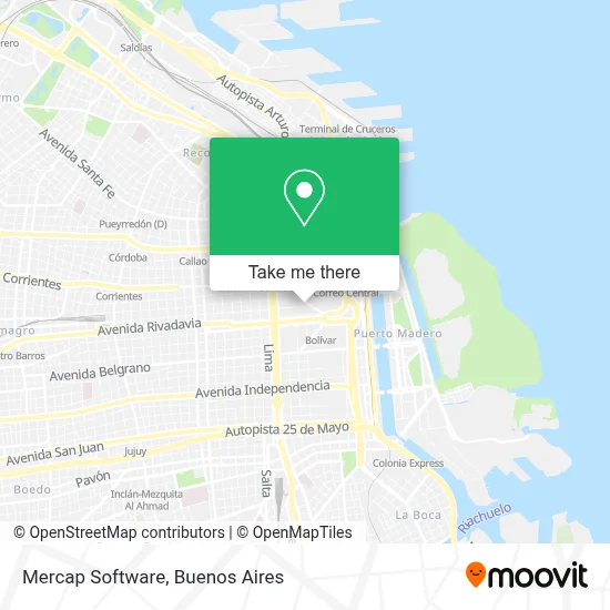 Mercap Software map