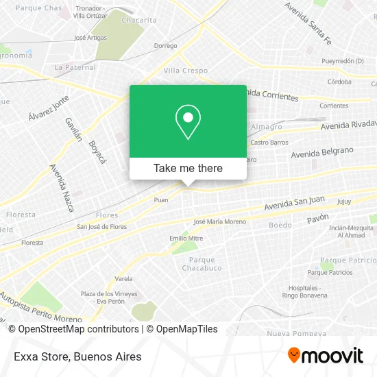Exxa Store map