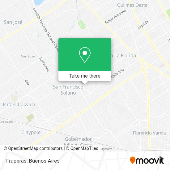 Fraperas map