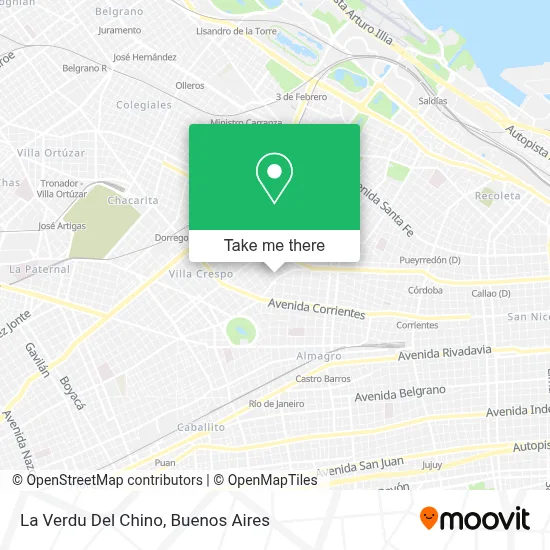 La Verdu Del Chino map