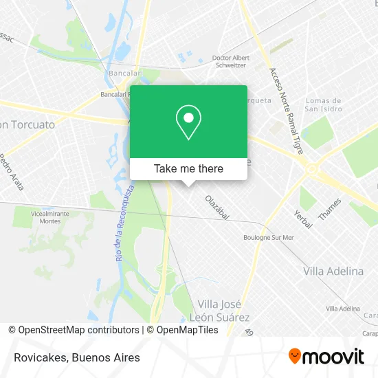 Rovicakes map
