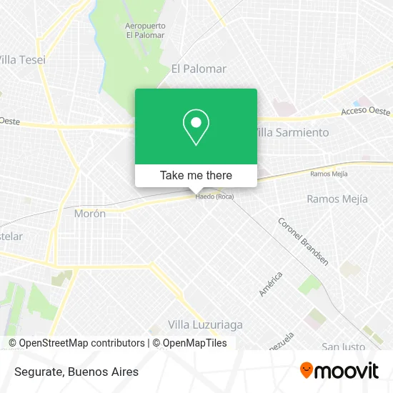 Segurate map