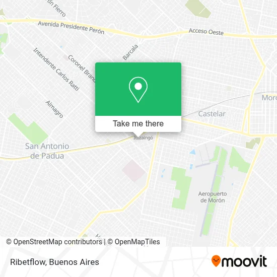 Ribetflow map