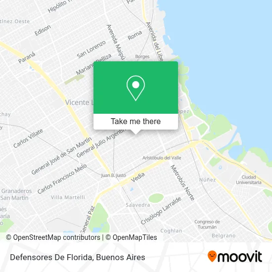 Defensores De Florida map