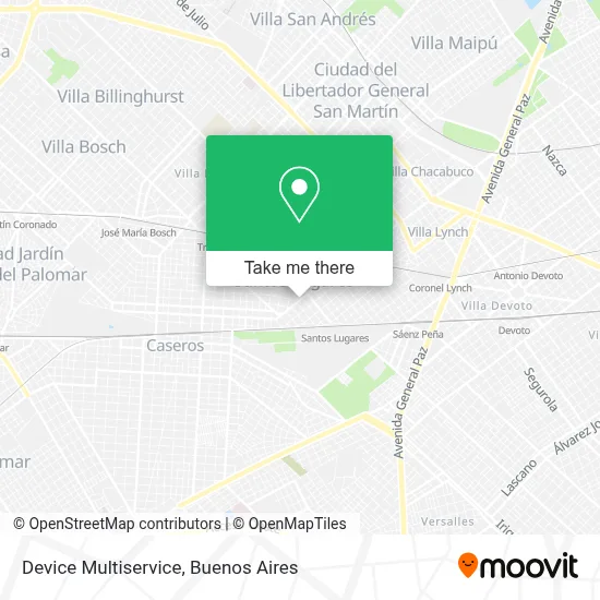 Device Multiservice map