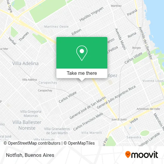 Notfish map