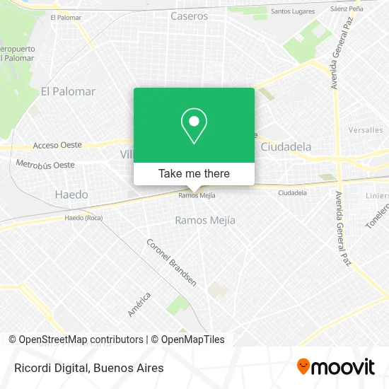 Ricordi Digital map