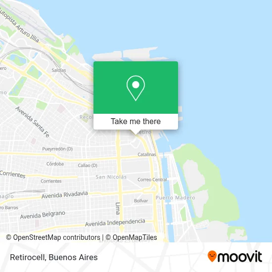 Retirocell map