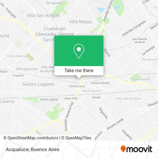 Acqualuce map