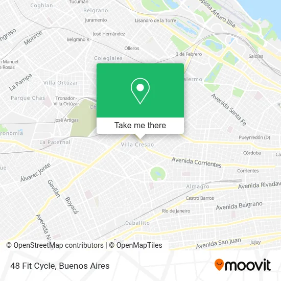 48 Fit Cycle map