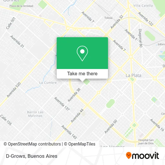 D-Grows map
