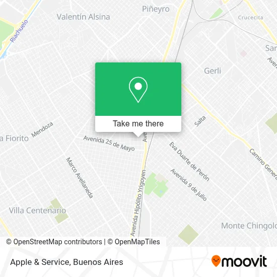 Apple & Service map